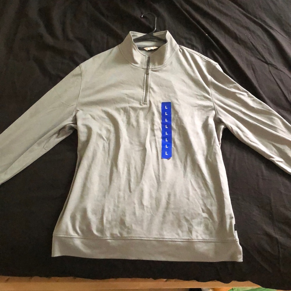 Calvin Klein Gray Business Pullover
